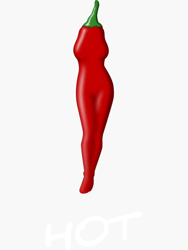 Hot Chilli Hot Chili Sticker By Imsalisbury Redbubble My XXX Hot Girl