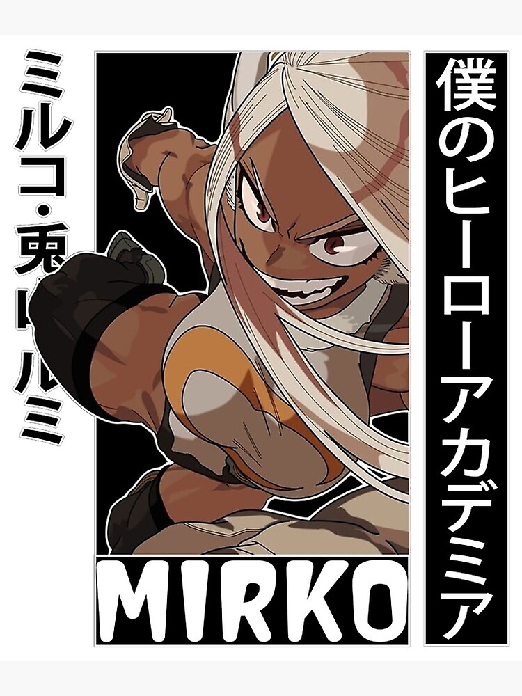 Rabbit Hero Mirko Poster For Sale By NealLevine Redbubble