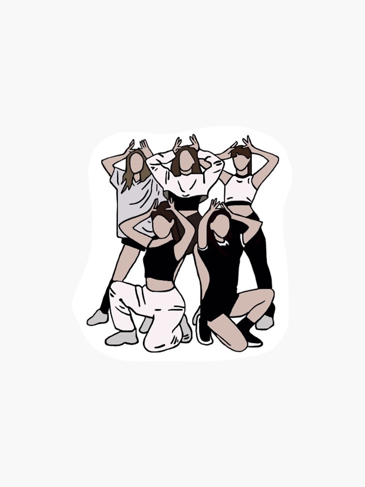 Itzy Dalla Dalla Ending Pose Sticker For Sale By Honsool Art