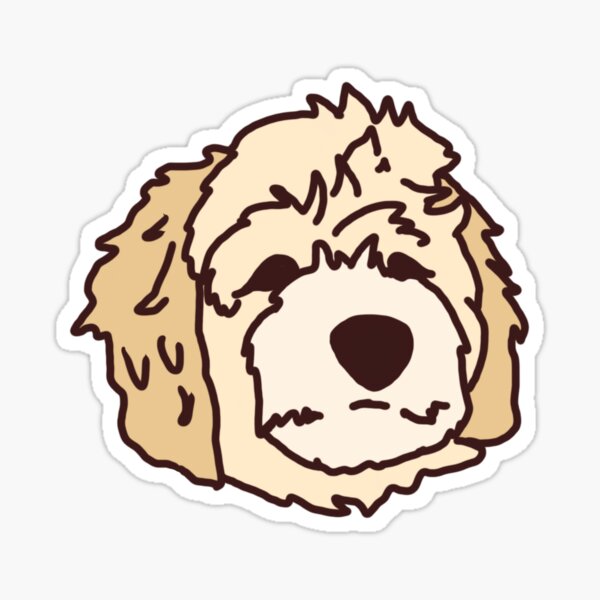 Australian Labradoodle Sticker For Sale By Yukine Tojo Redbubble