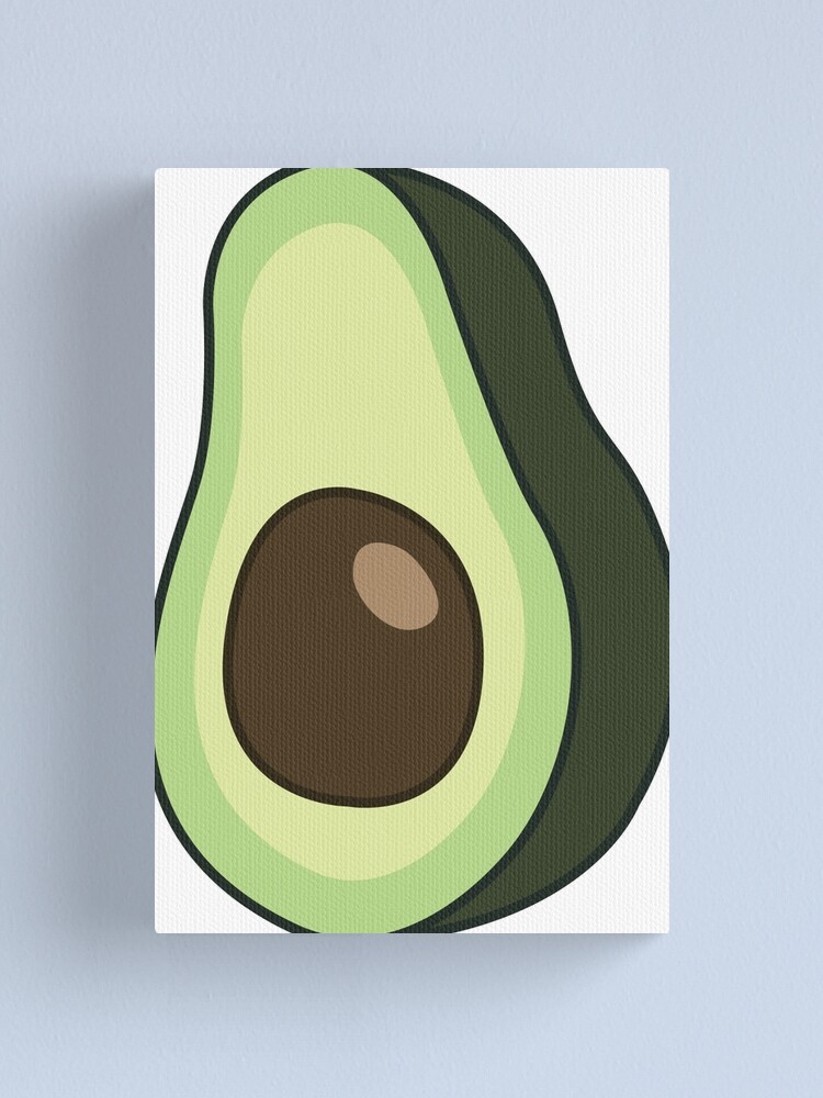 Avocado Aesthetic Canvas Print By Pennysoda Redbubble