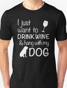 wine dog shirt