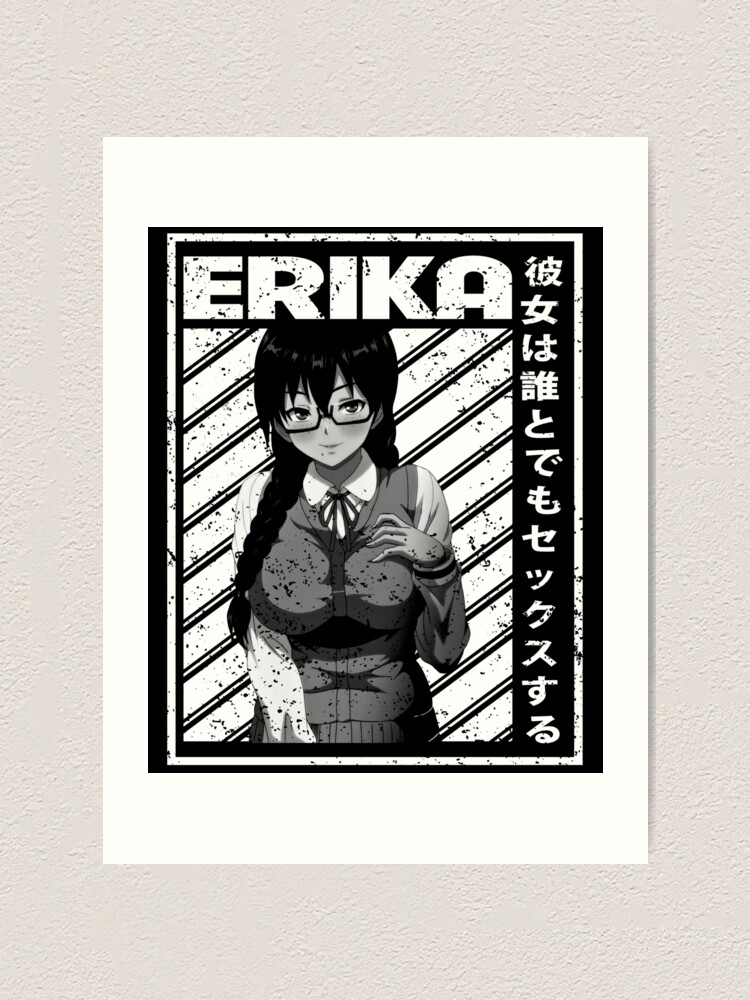 Erika Sakurai Kanojo Wa Dare To Demo Sex Suru Anime Hentai Art Gift