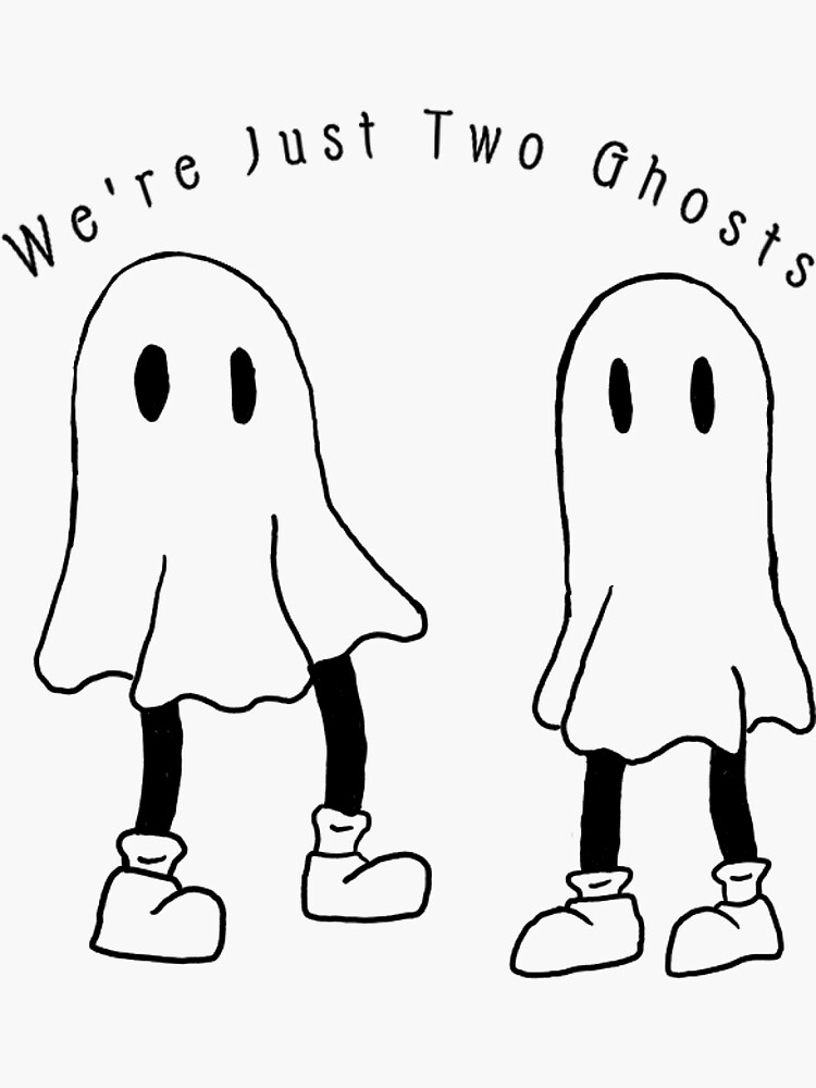 Harry Styles Two Ghosts Sticker For Sale By Harlie Tm Redbubble