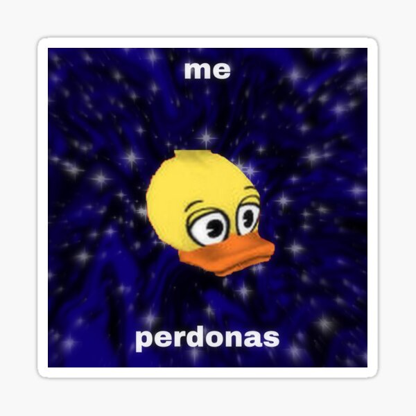 QuackityHQ Me Perdonas Sticker For Sale By Nomnomyoongi Redbubble