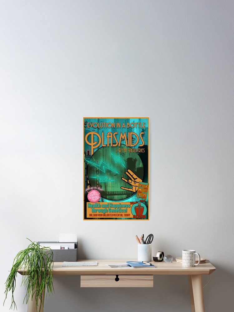 Bioshock Plasmids Advertisement Poster For Sale By Punchitgraphics