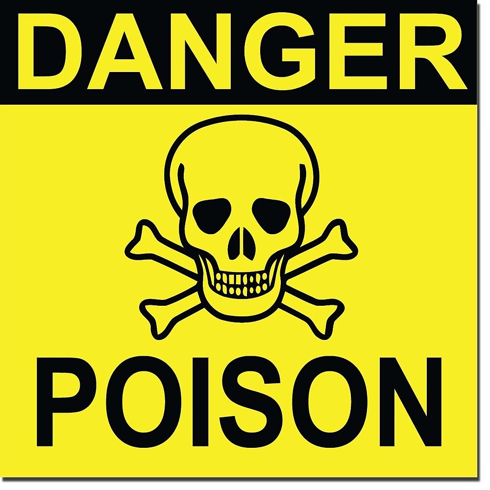quot Danger Poison Symbol quot by Technokrat Redbubble