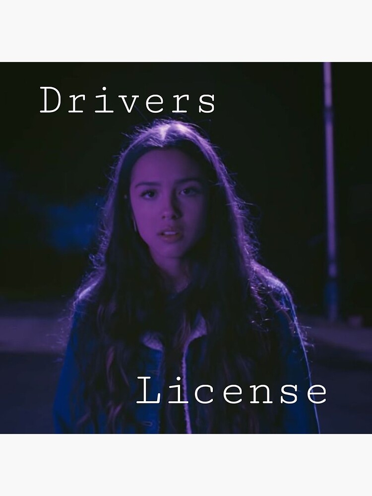 Drivers License By Olivia Rodrigo Album Edit Aesthetic Cover