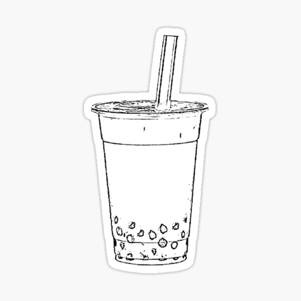 Bubble Tea Outline Ubicaciondepersonas Cdmx Gob Mx