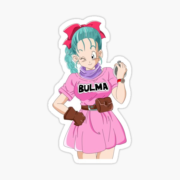 First Bulma Sticker By Likahan Redbubble