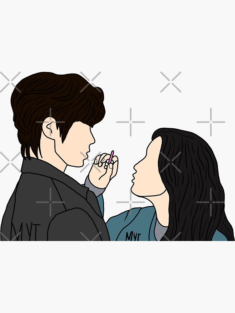 True Beauty KDRAMA Han Seo Jun And Lim Ju Gyeong Sticker By