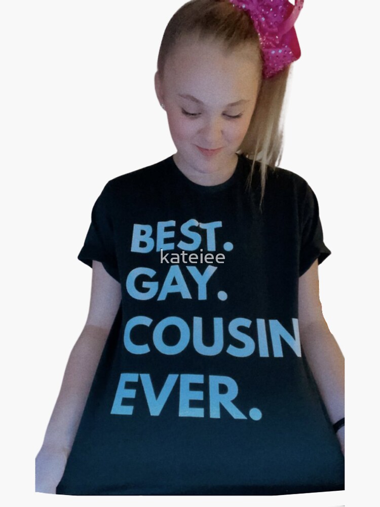 Jojo Siwa Gay Cousin Sticker For Sale By Kateiee Redbubble