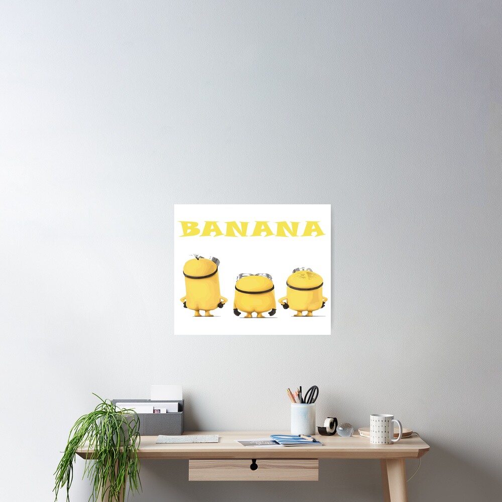 Naked Minions Staring At A Banana Naked Minion Shirt Gift Unisex T