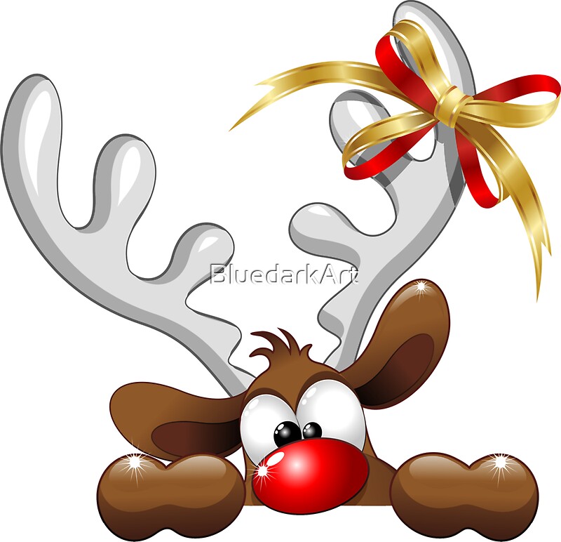 funny reindeer clipart - photo #3