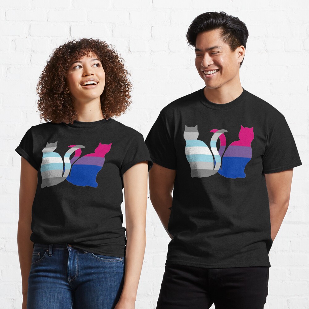 Bi Demiboy Pride Cats T Shirt By Shaneisadragon Redbubble