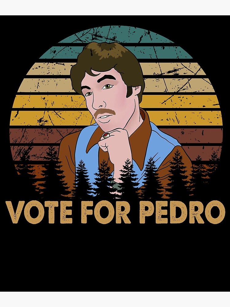Napoleon Art Dynamite Vintage Retro Vote For Pedro Poster For Sale