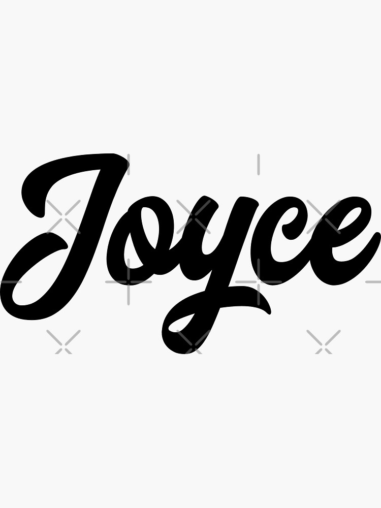 Joyce Custom Text Birthday Name Sticker For Sale By Frank Redbubble