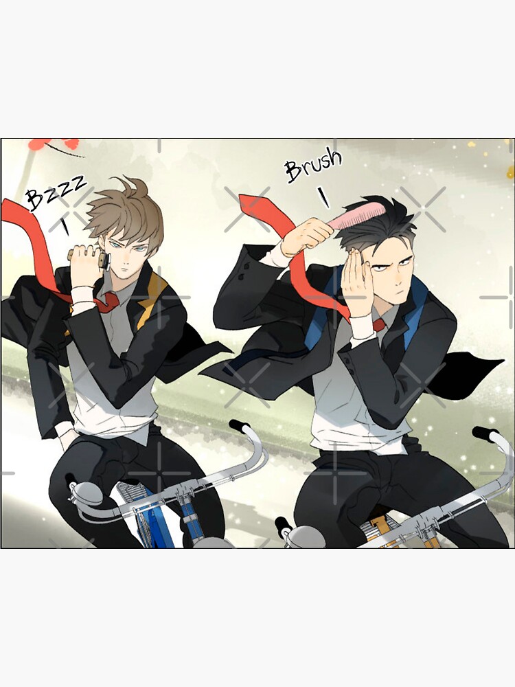 Nan Hao And Shang Feng Manhua Panel Sticker For Sale By Eggsayshi