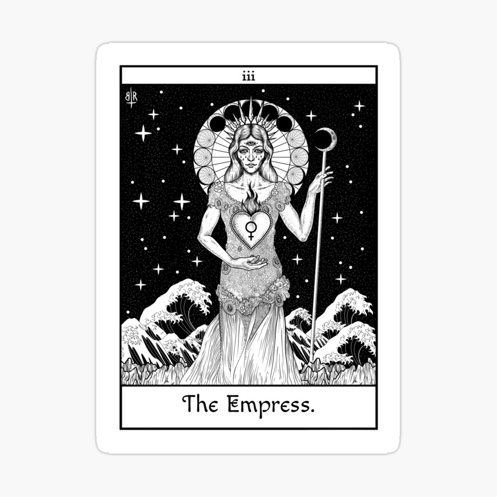 Stevie Nicks Tarot Card Art Print The Empress Made To Order