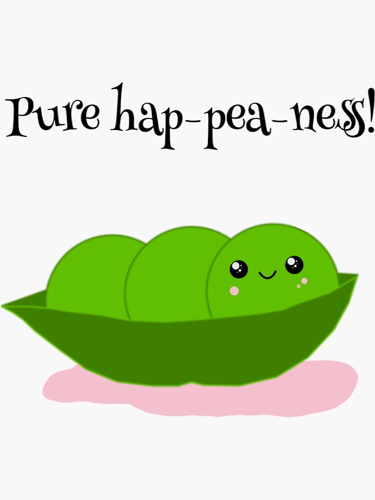 Pure Hap Pea Ness Sticker For Sale By Spartastore Redbubble