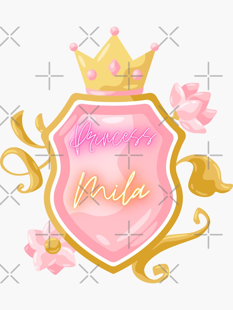 Princess Mila Sticker By Sheen Designs Redbubble