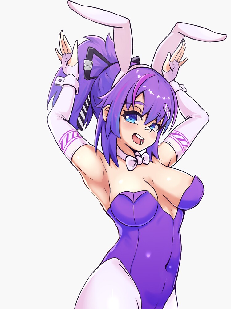 Projekt Melody Bunny Vshojo Vtuber Sticker For Sale By Lewd Weeb Shop