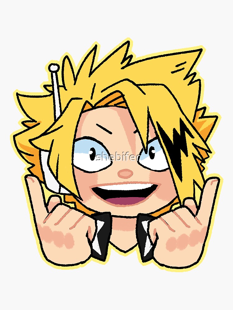 Denki Kaminari Sticker For Sale By Shebifer Redbubble