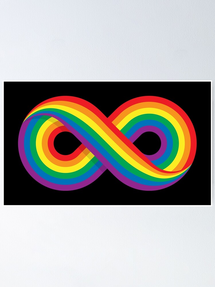 P Ster Orgullo Gay Arco Iris Infinito S Mbolo Lgbt De Bunnyprincedegn