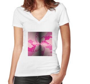 Women's Fitted V-Neck T-Shirt