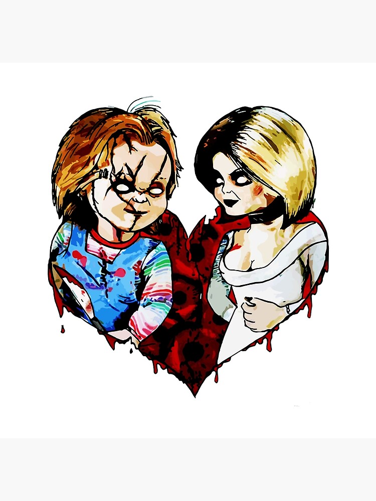 Cute Horror Icons I Got You Babe Tiffany Valentine Chucky New Zealand