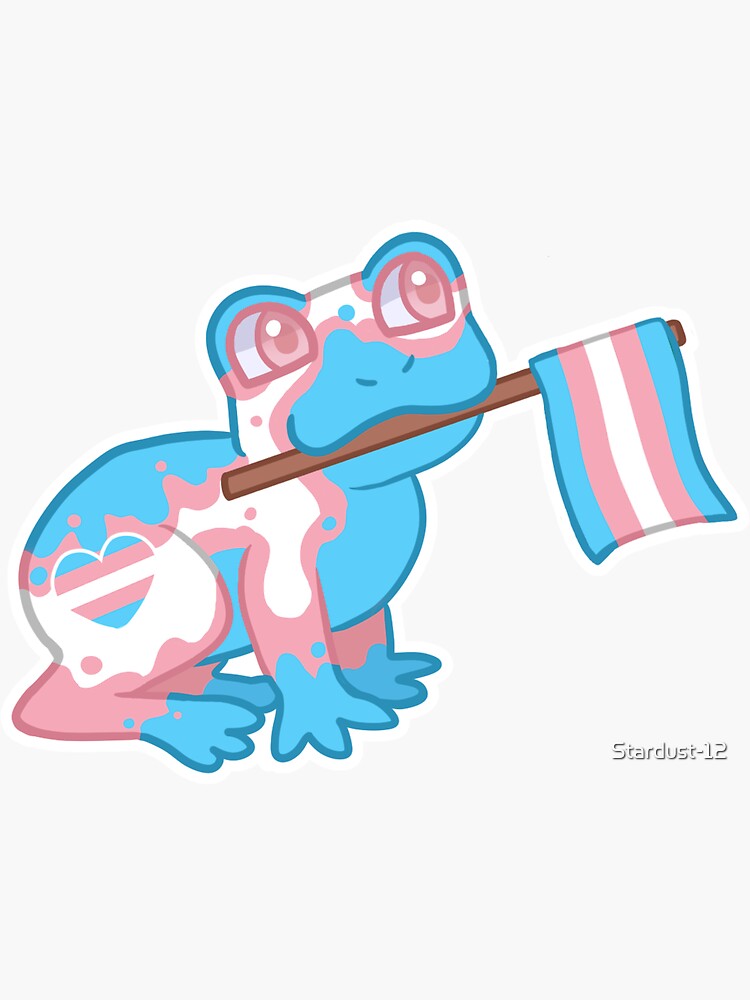 Pride Frogs Trans Version Sticker Sticker For Sale By Stardust