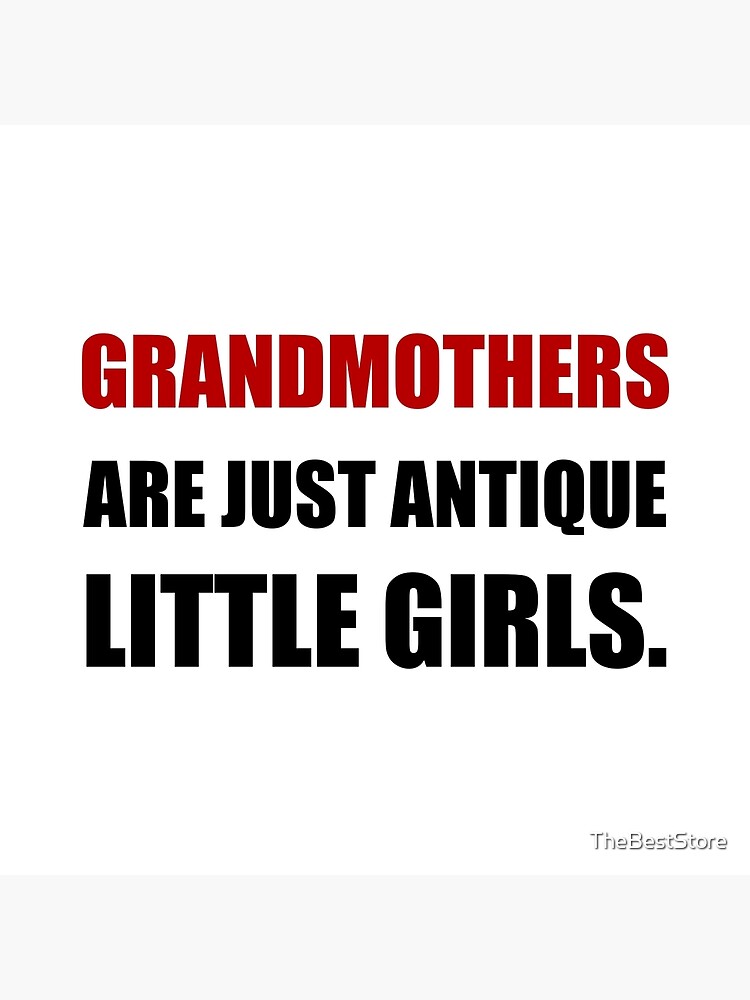 Grandmother Antique Girl Poster By Thebeststore Redbubble