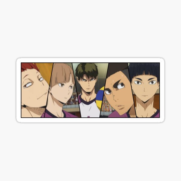 Shiratorizawa Academy Haikyuu Sticker For Sale By Kurama Store