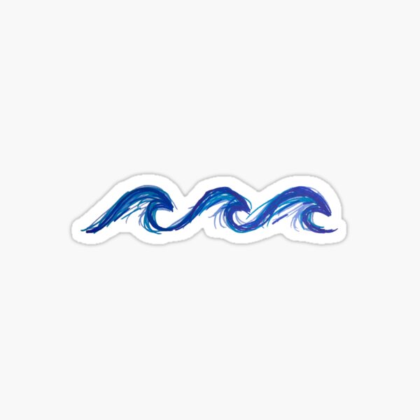 Waves Stickers Redbubble