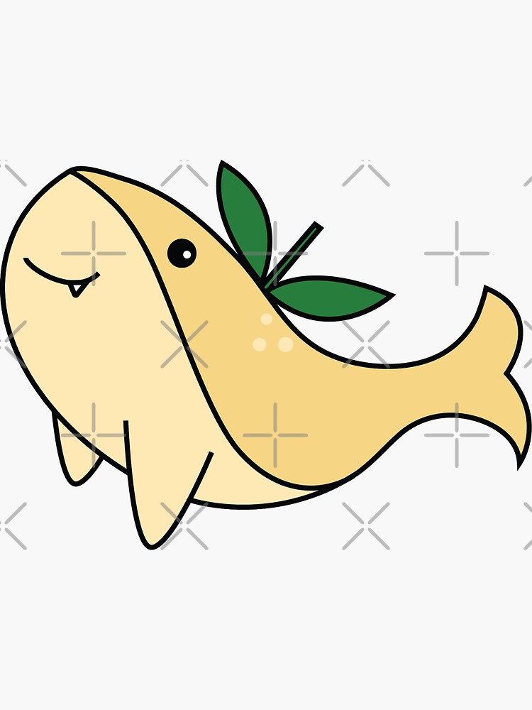 Lemon Shark Sticker For Sale By Lvveljh Redbubble