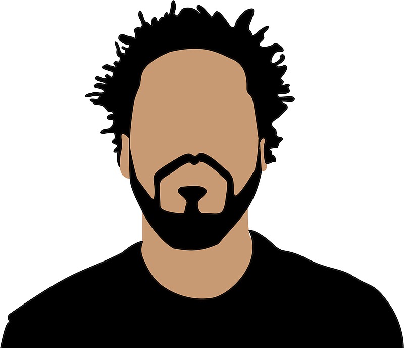 "J Cole Minimalistic Cartoon" Stickers by Hitoven | Redbubble