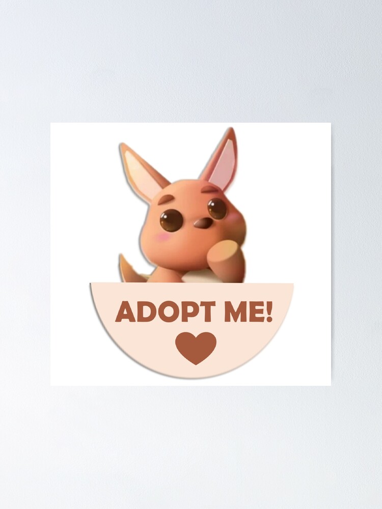 Adopt Me Map Kangaroo Roblox Poster By Makknz Redbubble