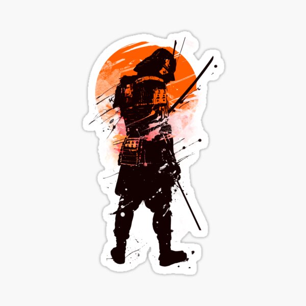 Last Samurai Standing Sticker By Naked Monkey Redbubble