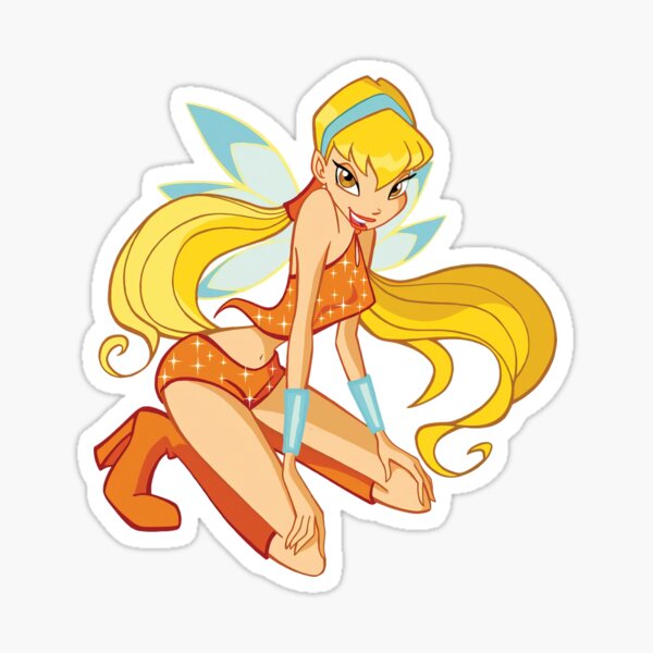 Stella Winx Club Fairy Sticker For Sale By Milkyplanet Redbubble