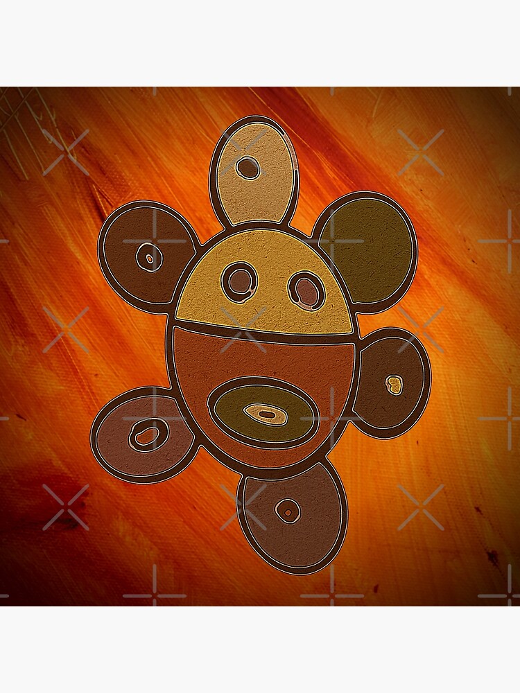 Taino Sun Symbol Sol De Jayuya Sepia Poster By Liamaris Redbubble