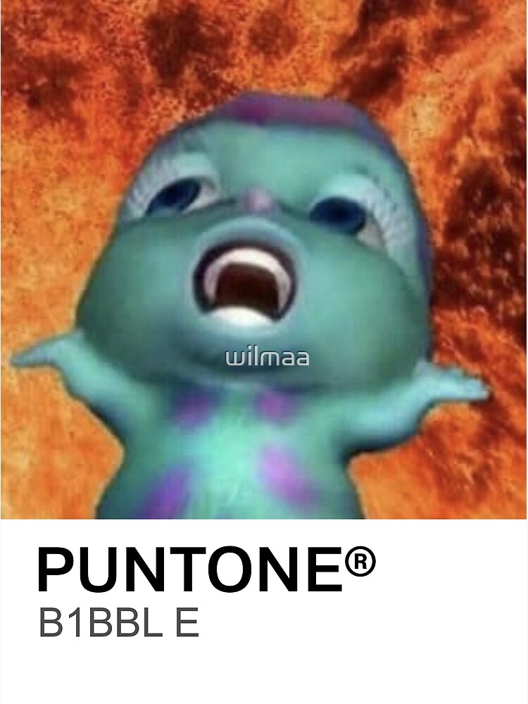 PUNTONE Bibble Meme Sticker Poster For Sale By Wilmaa Redbubble