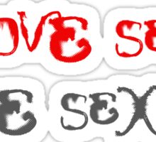 Love Sex Hate Sexism Womens Fitted T Shirts By Denis Marsili Redbubble