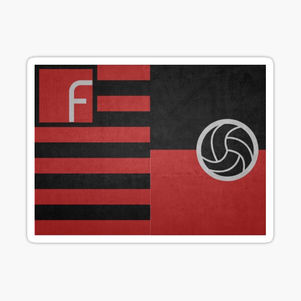 Retro Soccer Style Design Flamengo Model Sticker For Sale By Lavovi