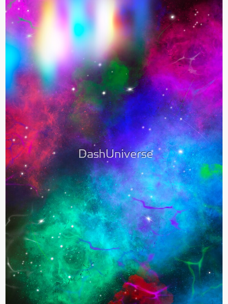 Space Nebula Sticker By DashUniverse Redbubble