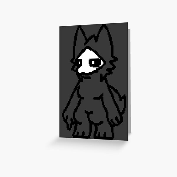 Changed Dark Latex Wolf Walking Sprite Female Greeting Card By