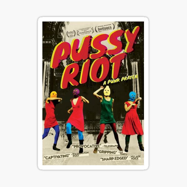 Pussy Riot Sticker For Sale By Ang3l R0t Redbubble