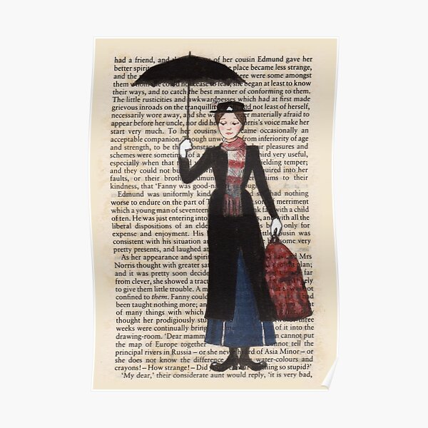 Mary Poppins Poster For Sale By Purrr Redbubble