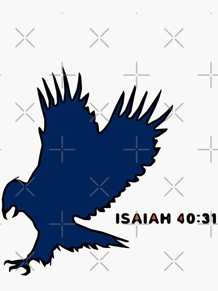 Isaiah 40 31 Sticker For Sale By Blt1000 Redbubble