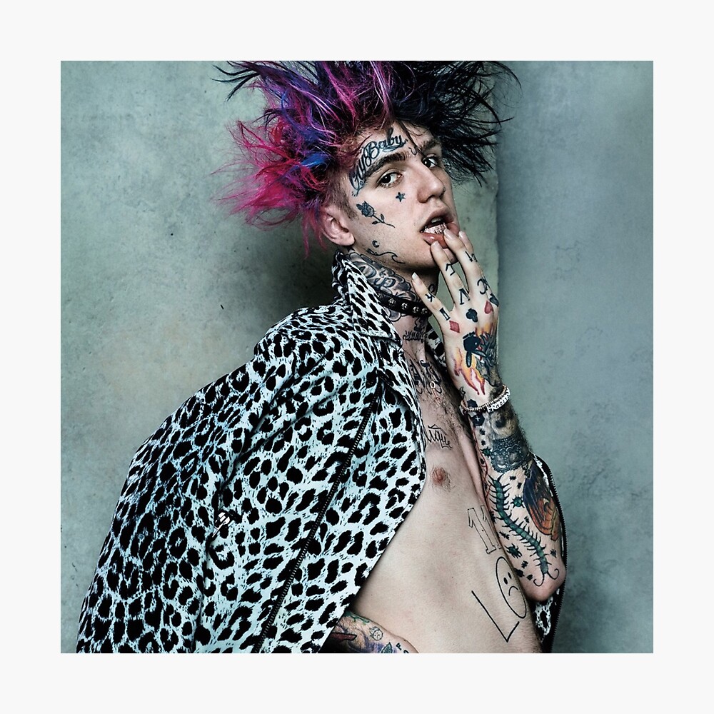 Itrendposter Lil Peep American Rapper Singer Songwriter And Model X