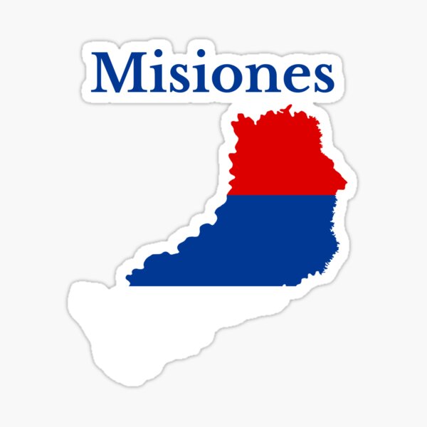 Pegatina Diseño de la Provincia de Misiones Argentina de marosharaf